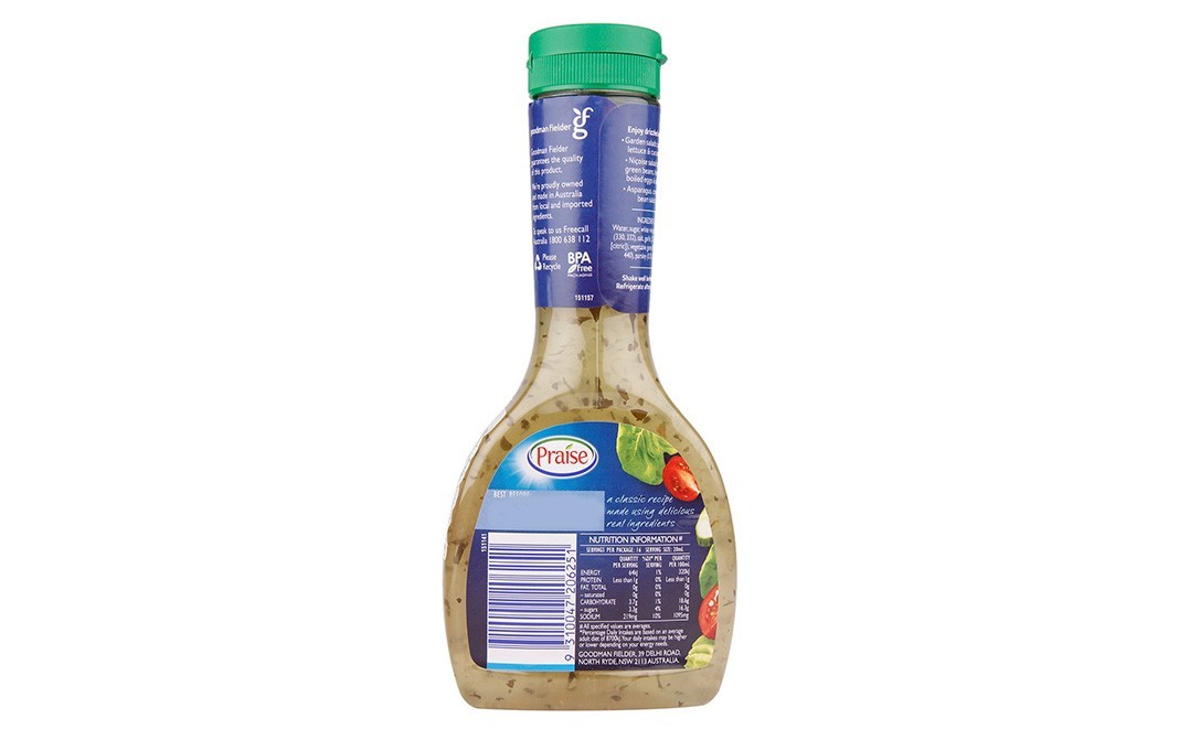 Praise French Dressing 100% Fat Free    Party Pack  330 millilitre